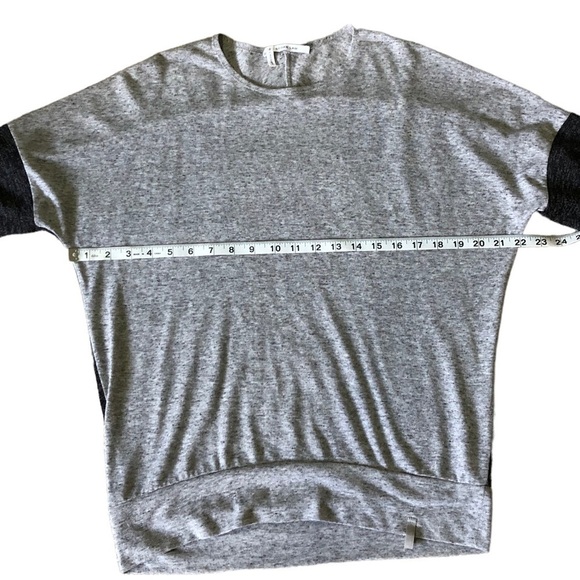 10 Crosby Derek Lam Color Block Knit Sweater Gray Size Small - Picture 9 of 10